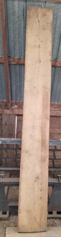 lot 69 image: 8 foot rough cut oak lumber 2 x 12