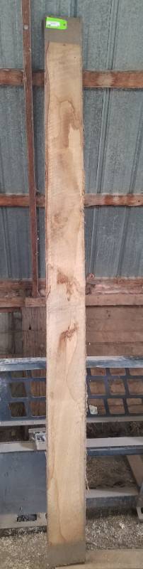 lot 78 image: 9 foot long rough cut black cherry lumber 1 x 8