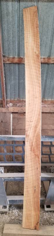 lot 79 image: 8 foot rough cut black cherry lumber 1 x 8