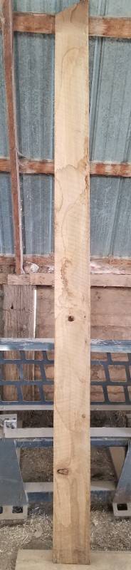 lot 80 image: 8 foot long rough cut Black Cherry lumber 1 x 6
