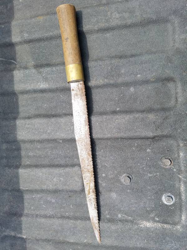 lot 114 image: Wood Key hole say 13 blade