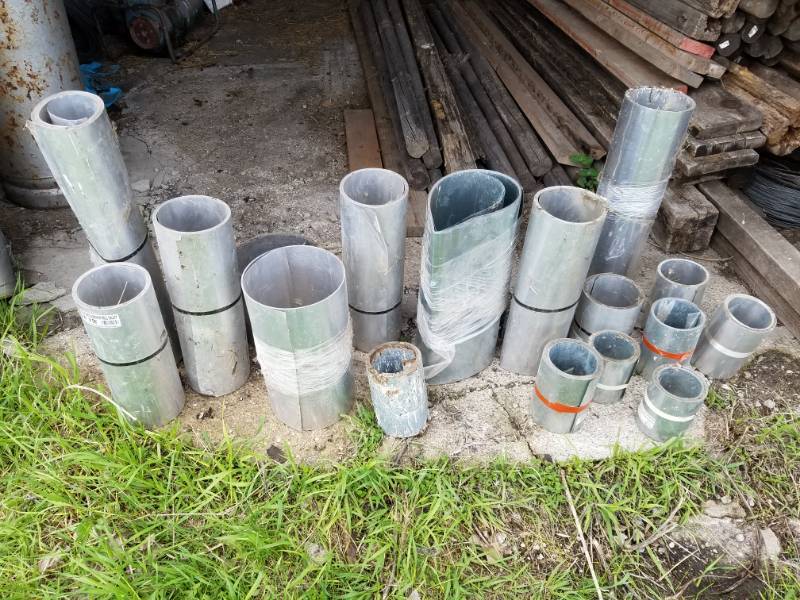 lot 170 image: Large lot of rolled tin never used