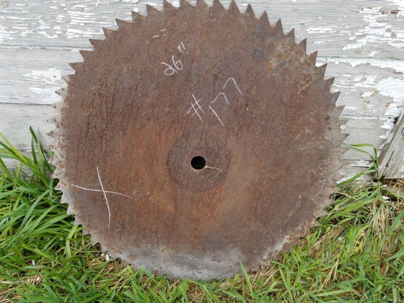 lot 177 image: Saw mill blade 26 in diameter