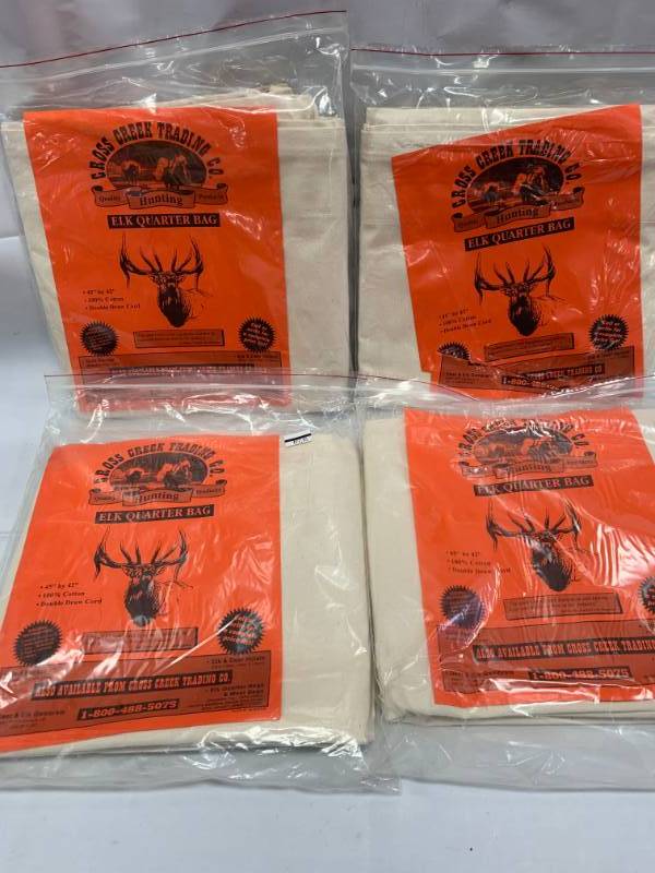 lot 42 image: Lot of 4 Elk Quarter Bags 42 x 45