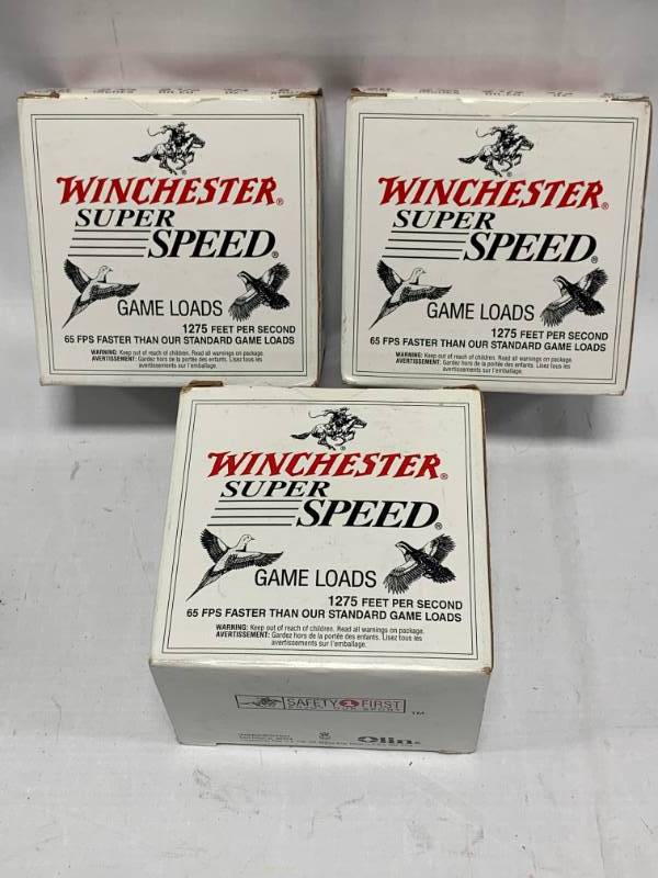 lot 51 image: Winchester Super Speed 20 Gauge 2 34  (75 Shells)
