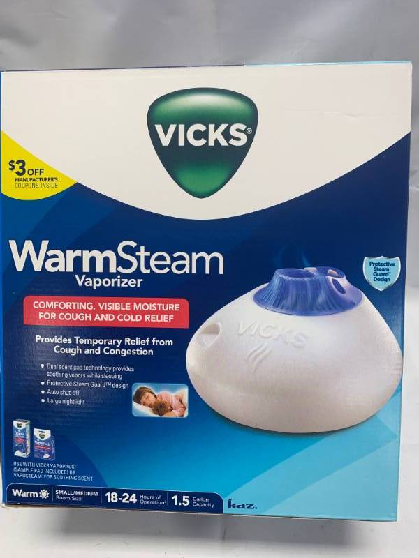 lot 72 image: Vicks Warm Steam Vaporizer