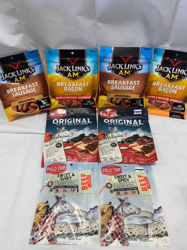 lot 89 image: Large Lot of Fresh Beef Jerky (grass fed, large bags)