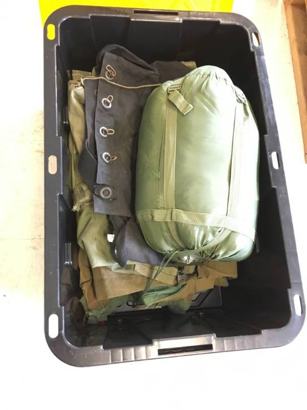 lot 21 image: Duffel Bags, Sleeping Bag and Tent