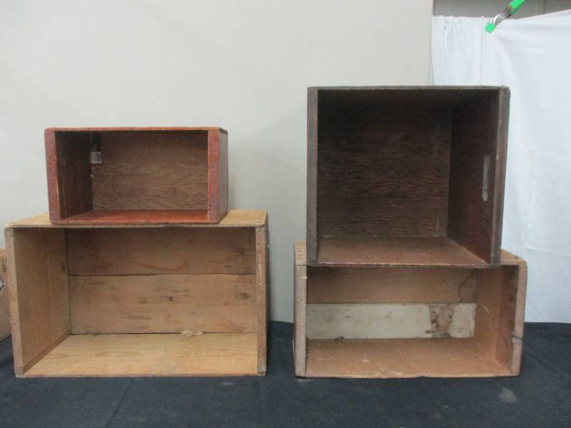 lot 34 image: Wooden Boxes