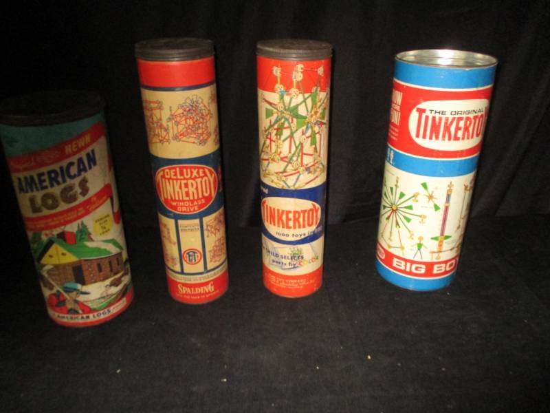 lot 42 image: Tinker Toys and Lincoln Logs