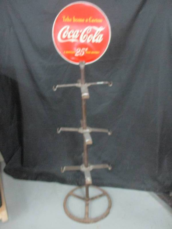 lot 118 image: Antique Coca Cola Pop Case Holder 55 12 Tall