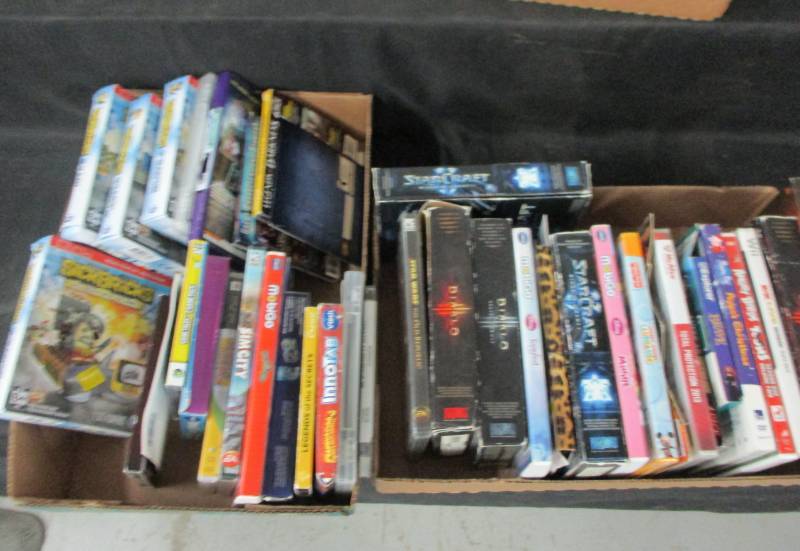 lot 159 image: wii, Starcraft, v-tek and moreLots of computer games