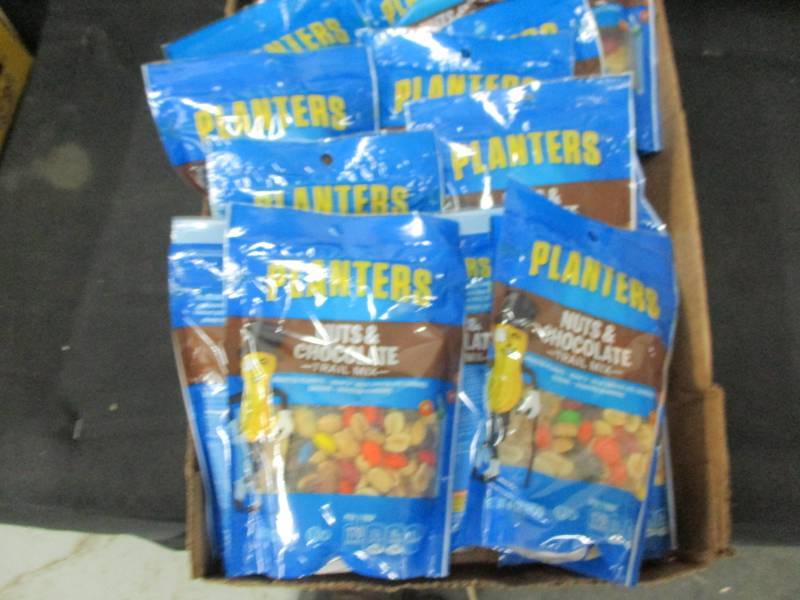 lot 167 image: 14 big bags of planters trail mix
