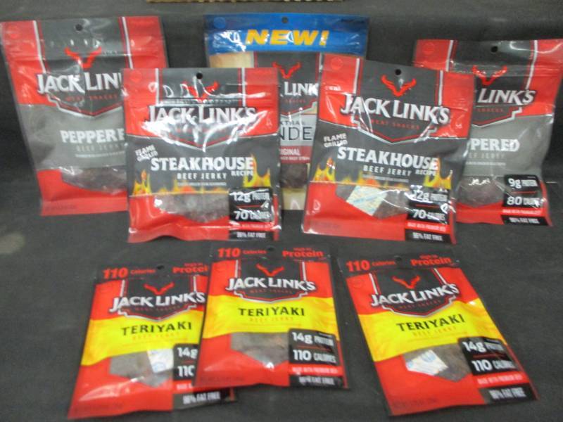 lot 173 image: 8 Bags of Beef Jerky