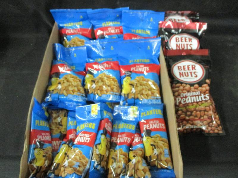 lot 178 image: 20 Bags of Planters Peanuts and Beer Nuts