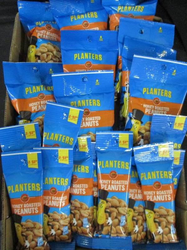 lot 179 image: 20 Bags of Honey Roasted Planters Peanuts