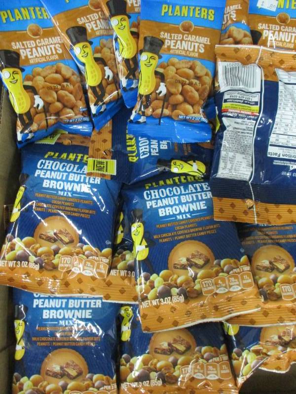 lot 182 image: 24 packs of Planters Peanut Snacks