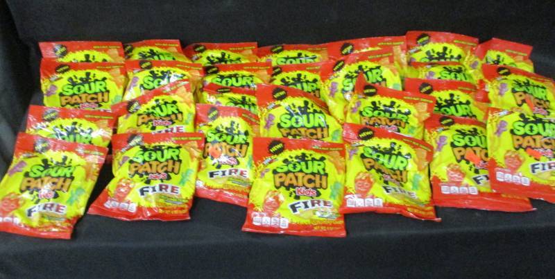 lot 184 image: 28 Bags of Sour Patch Candies