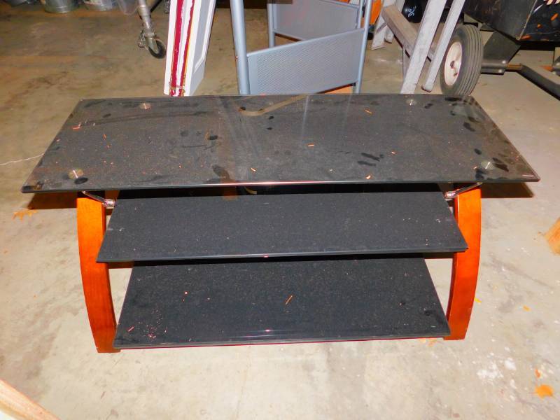 Glass TV Stand