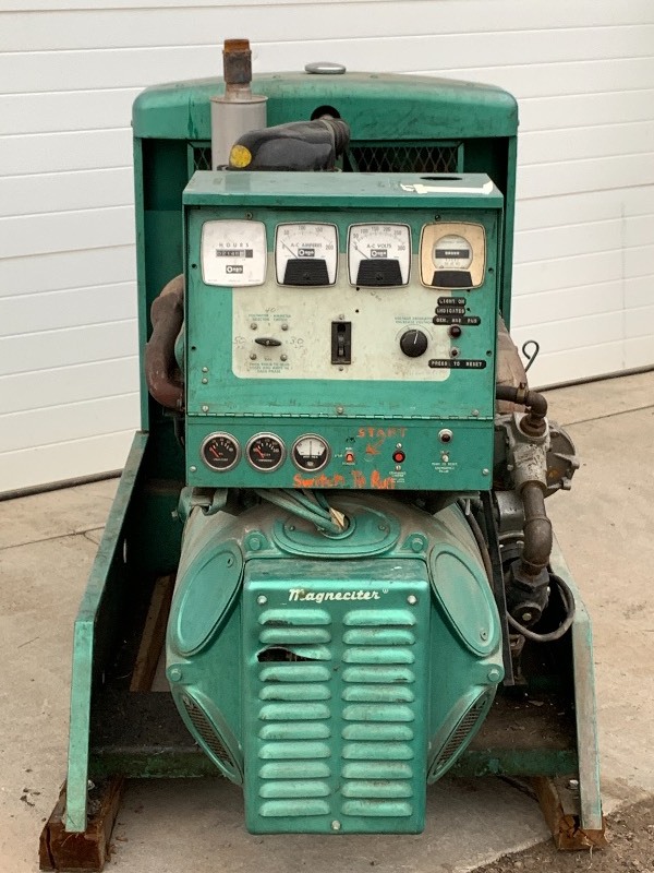 lot 4 image: Onan Industrial Electric Generator Plant