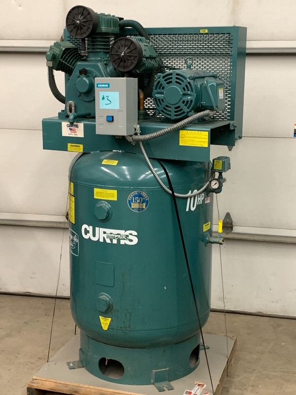 lot 3 image: Curtis-Toledo Challenge Air Industrial Air Compressor
