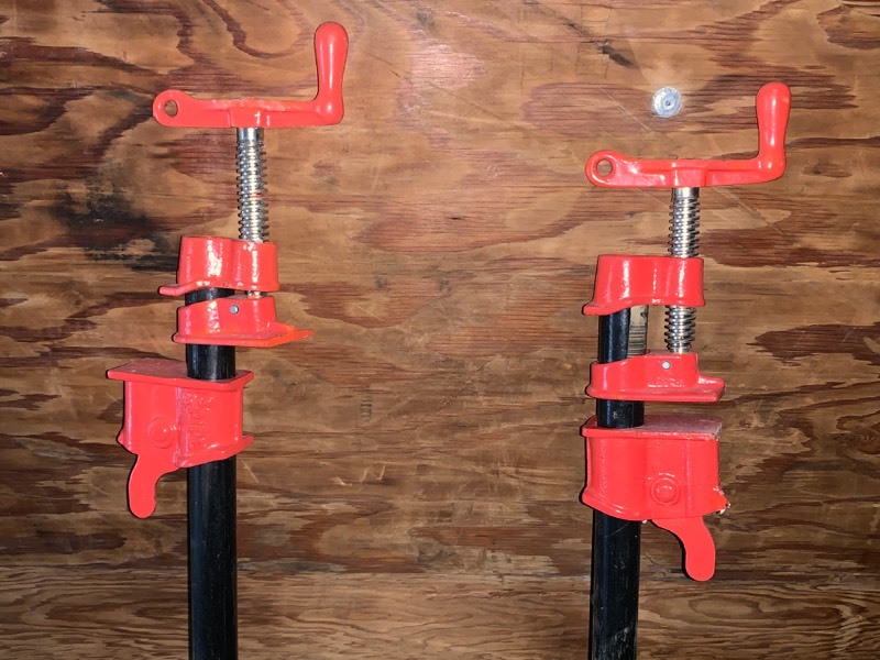 lot 21 image: (2) 60 Pony Bar Clamps