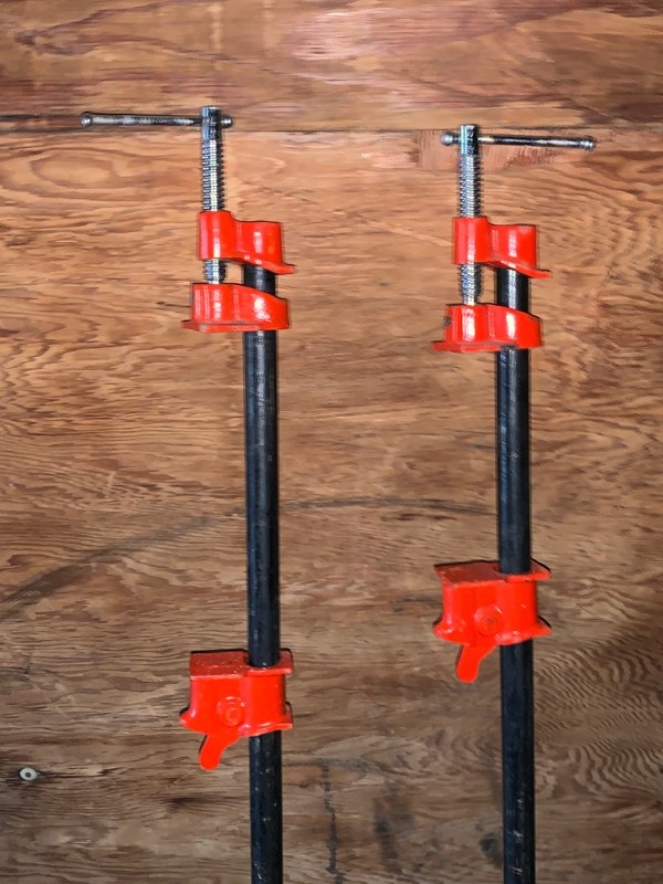 lot 22 image: (2) 48 Pony Bar Clamps