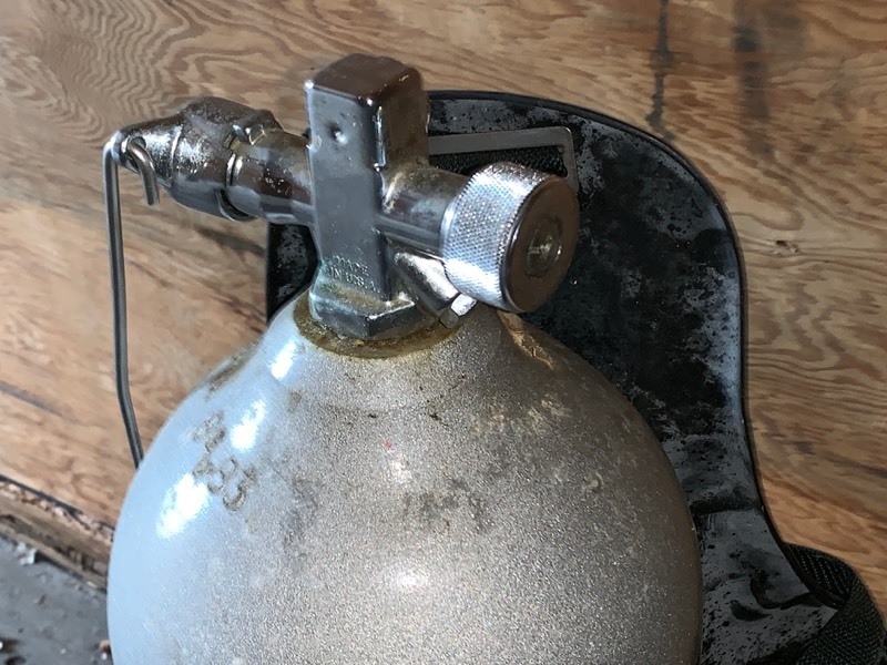 lot 24 image: Dacor Aluminum Scuba Tank