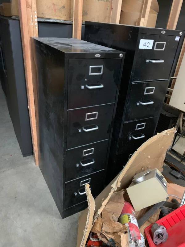 lot 40 image: 2 FILE CABINETS
