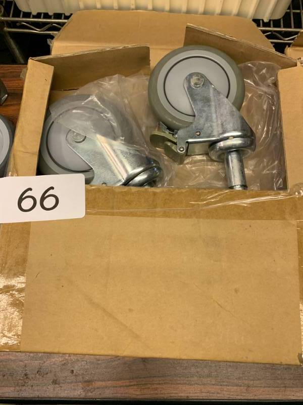 lot 66 image: 4 CASTERS