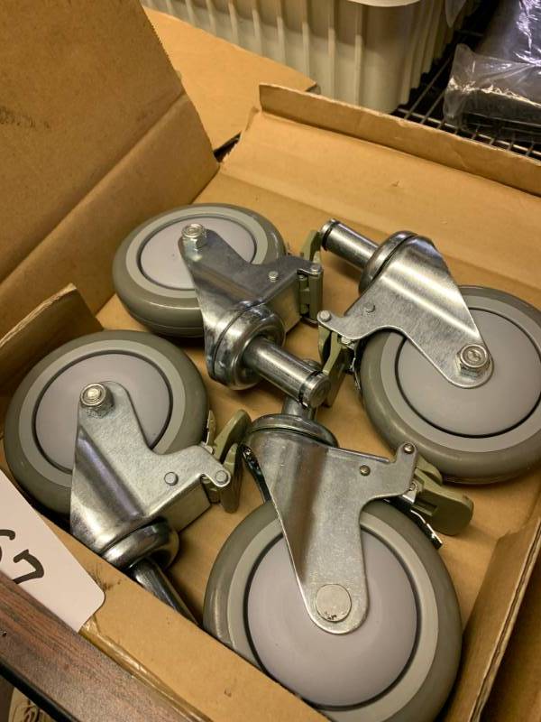 lot 67 image: 4 CASTERS