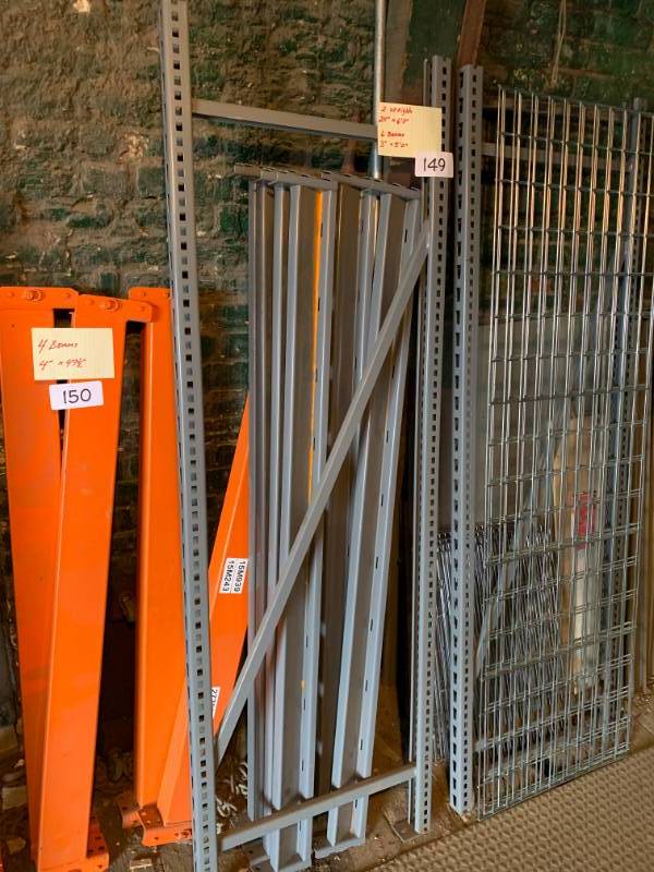lot 149 image: PALLET RACKING