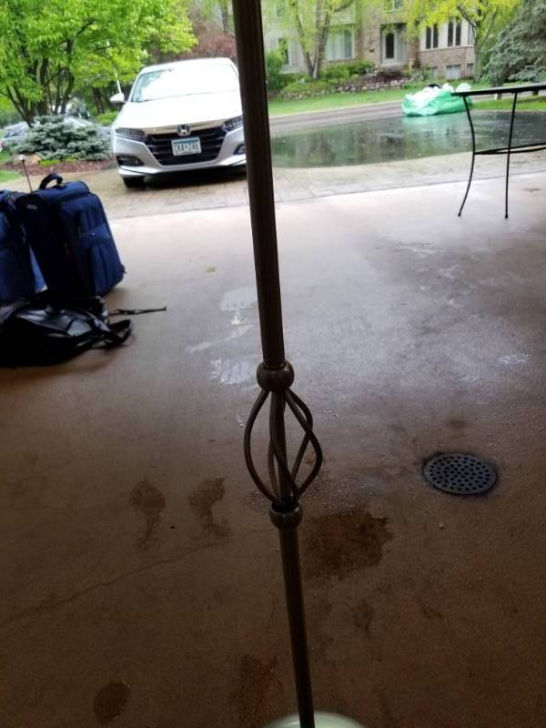 lot 61 image: Modern Silver Floor Lamp