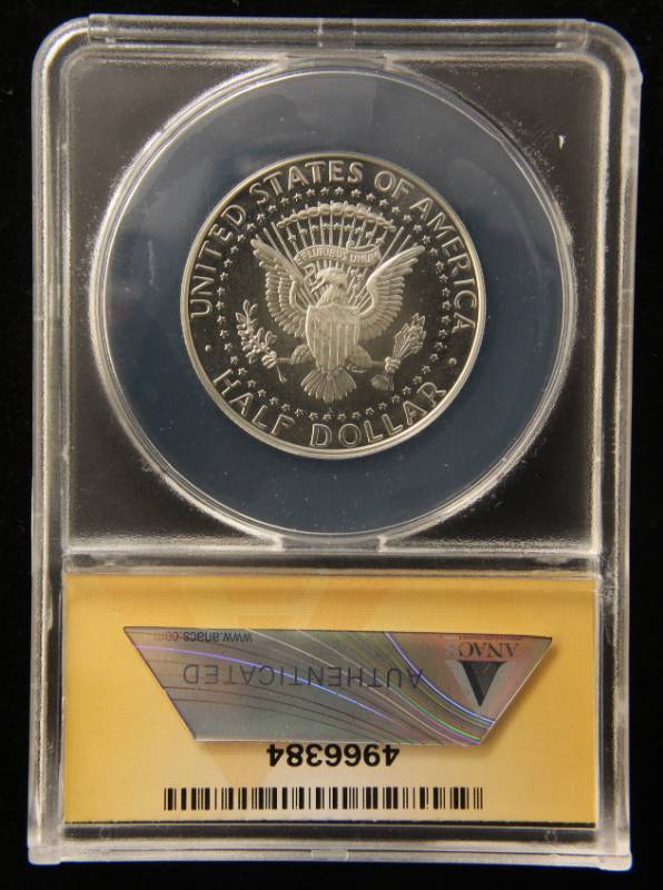 2000-S PROOF SILVER KENNEDY HALF DOLLAR PF68 DCAM ANACS