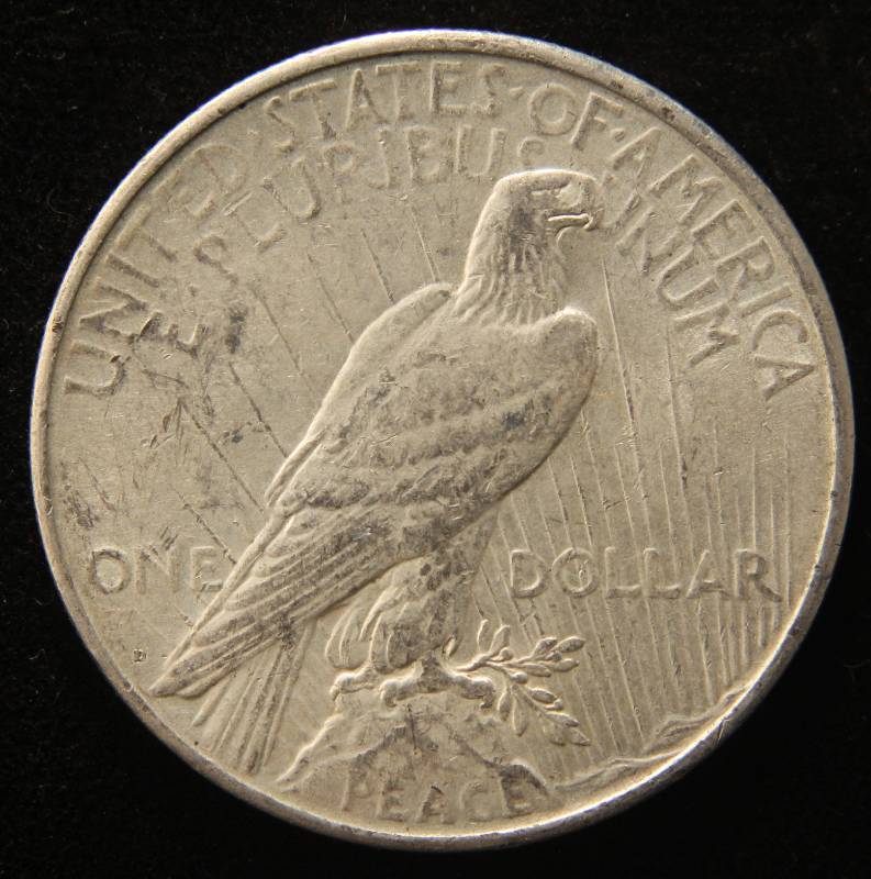 1934-D PEACE SILVER DOLLAR AU BETTER DATE COIN