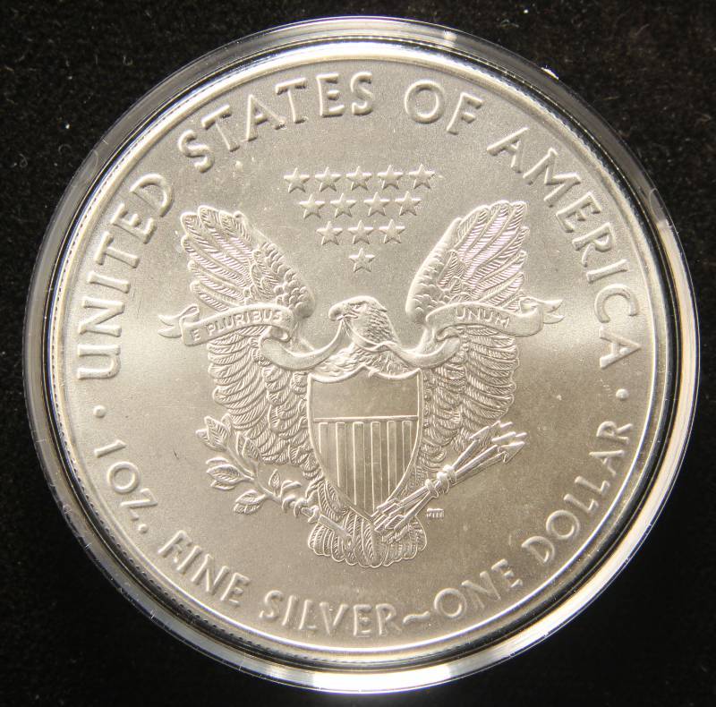 2017 AMERICAN SILVER EAGLE 1 TROY OZ. .999 FINE SILVER IN AIRTITE