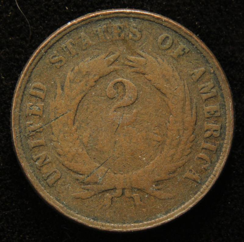 1867 US TWO CENT PIECE