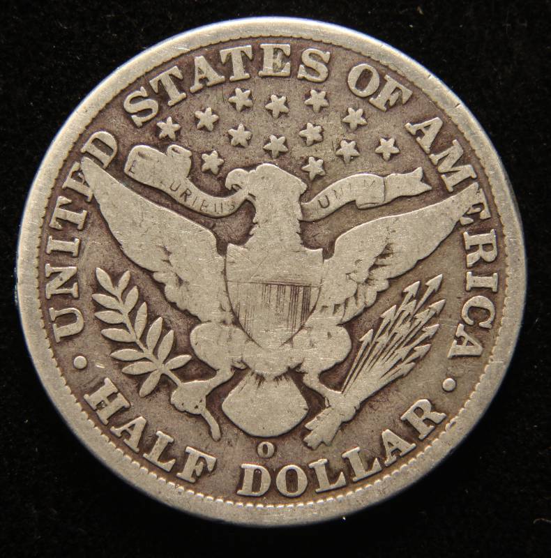 1907-O BARBER SILVER HALF DOLLAR