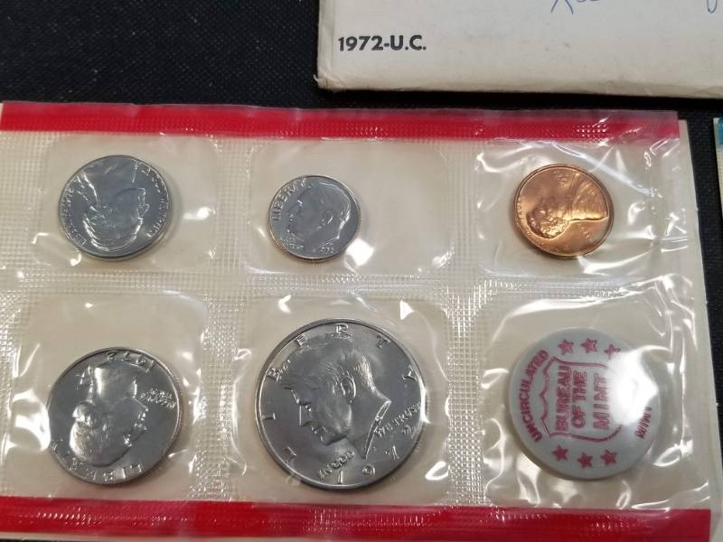 1972 US MINT SET IN ORIGINAL PACKAGING (12 COINS)