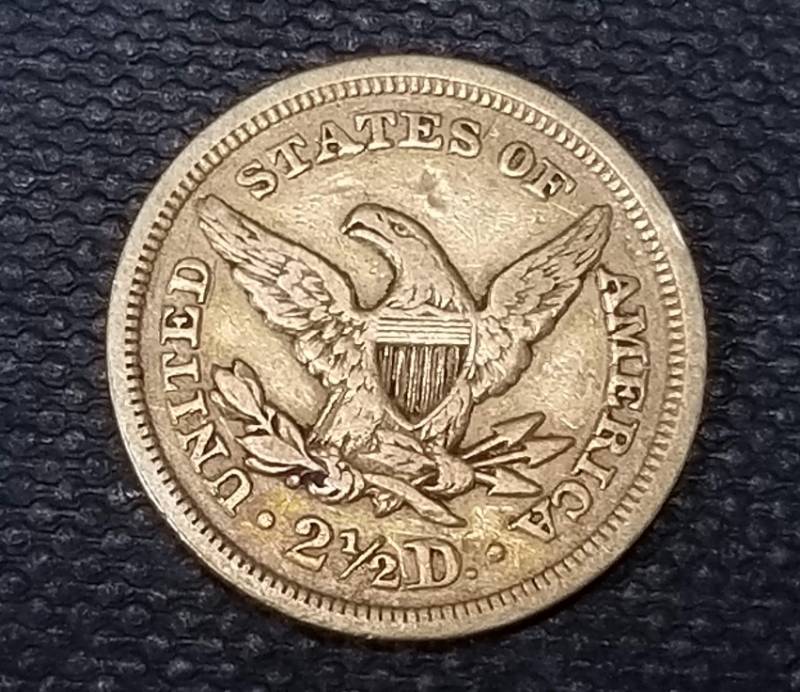 1853 US $2.50 GOLD LIBERTY