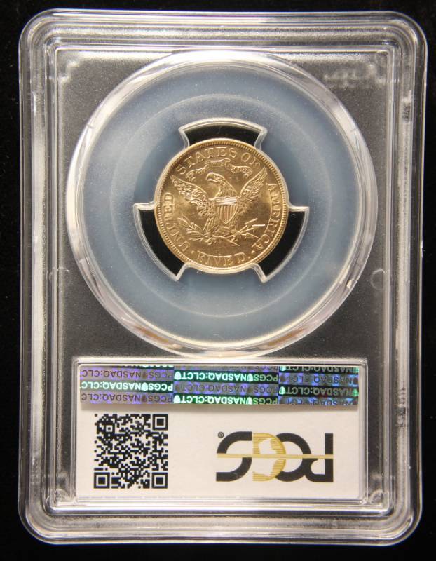 1900 US $5 GOLD LIBERTY MS61 PCGS
