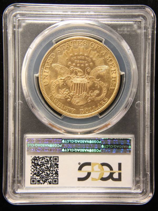 1893 US $20 GOLD LIBERTY MS61 PCGS