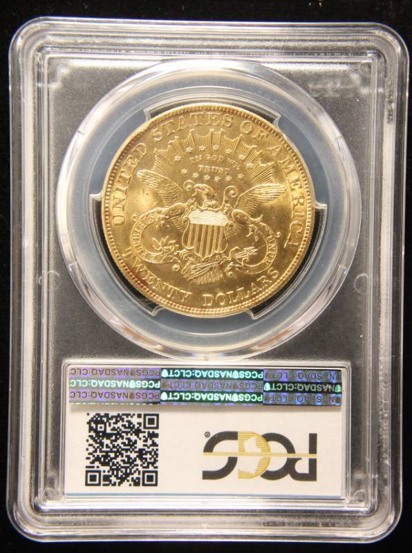 1904 US $20 GOLD LIBERTY MS63 PCGS