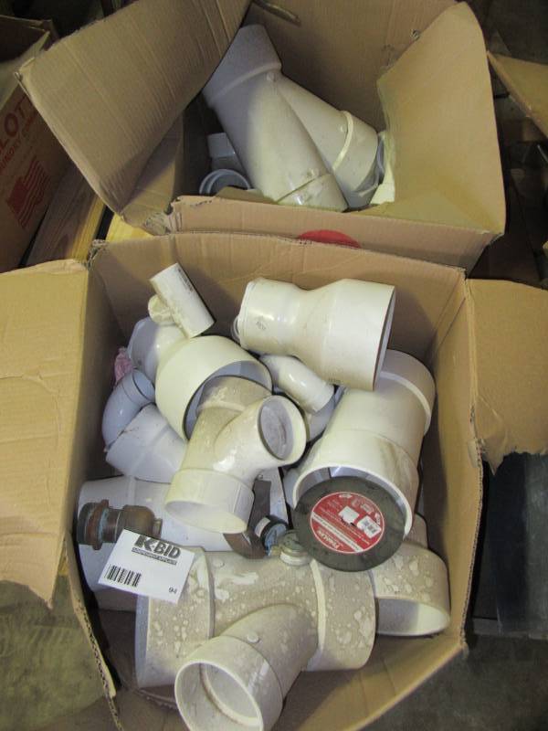 lot 94 image: PVC Pipe Fittings, Please See Close-Ups