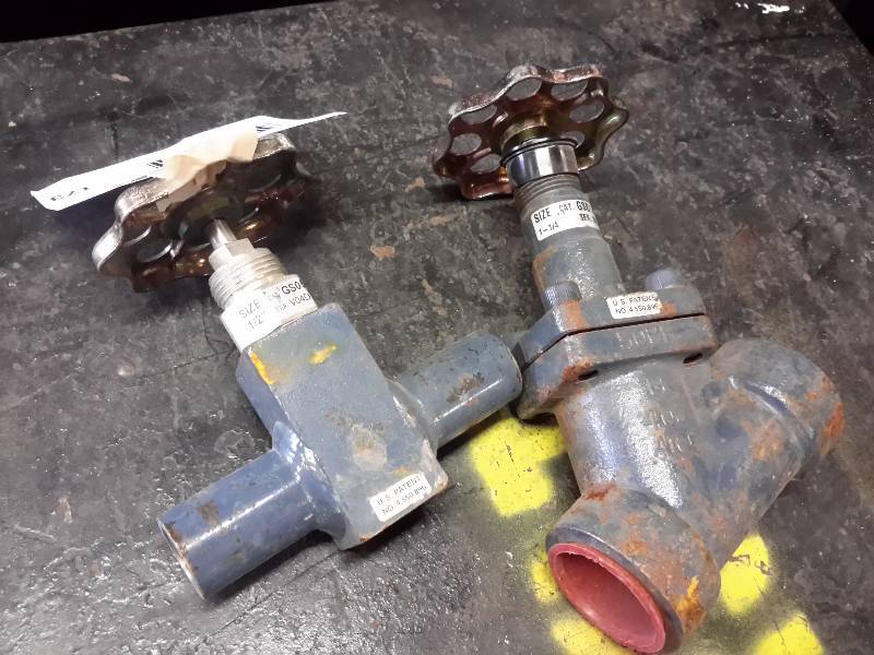 lot 173 image: 2 Hansen Shut Off Valves