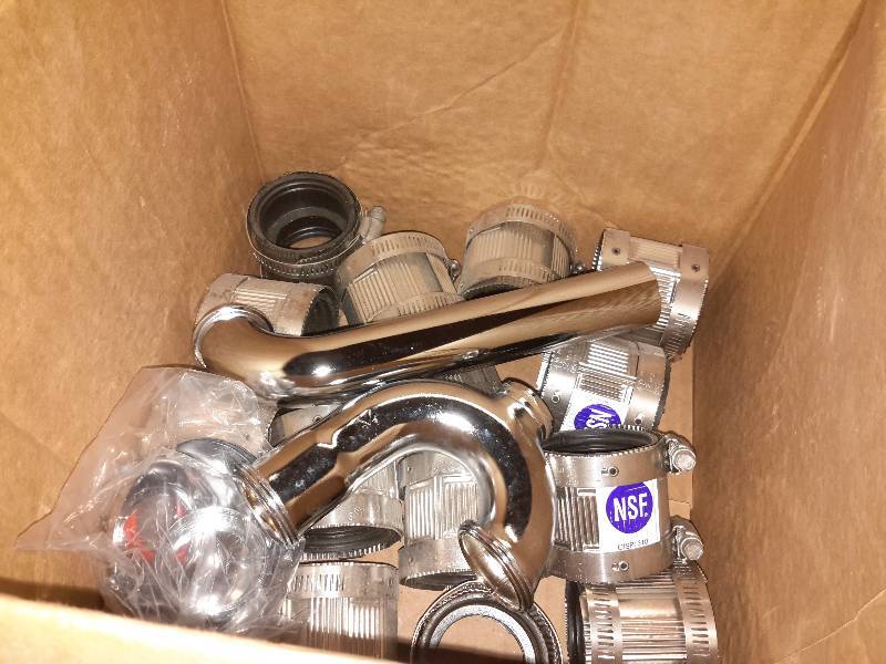 lot 184 image: Box of NSF Coupling, 1 P-Trap
