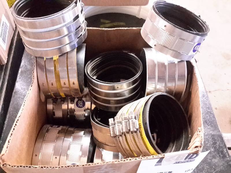 lot 183 image: Box of NSF Couplings, 4