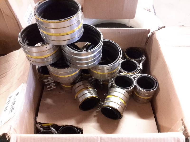 lot 187 image: Box of NSF Couplings, 2