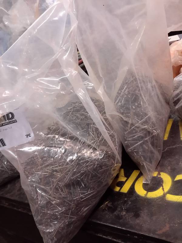 lot 70 image: 2 Bags of Nails, 1 Bag has Duplex Nails