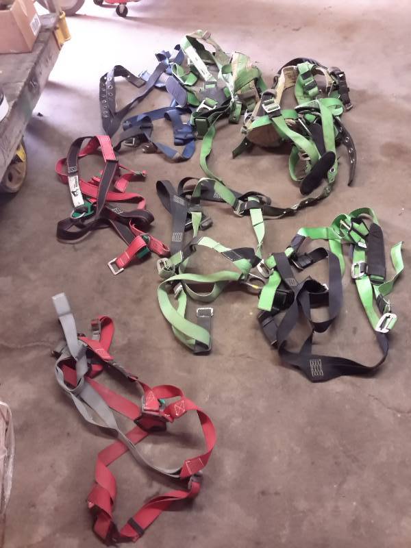 lot 132 image: Lot of Saftey Harnesses